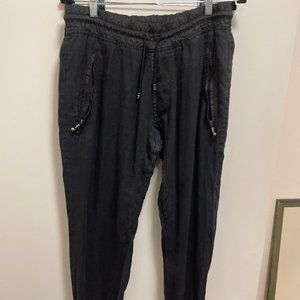 Zara Linen Blend Joggers